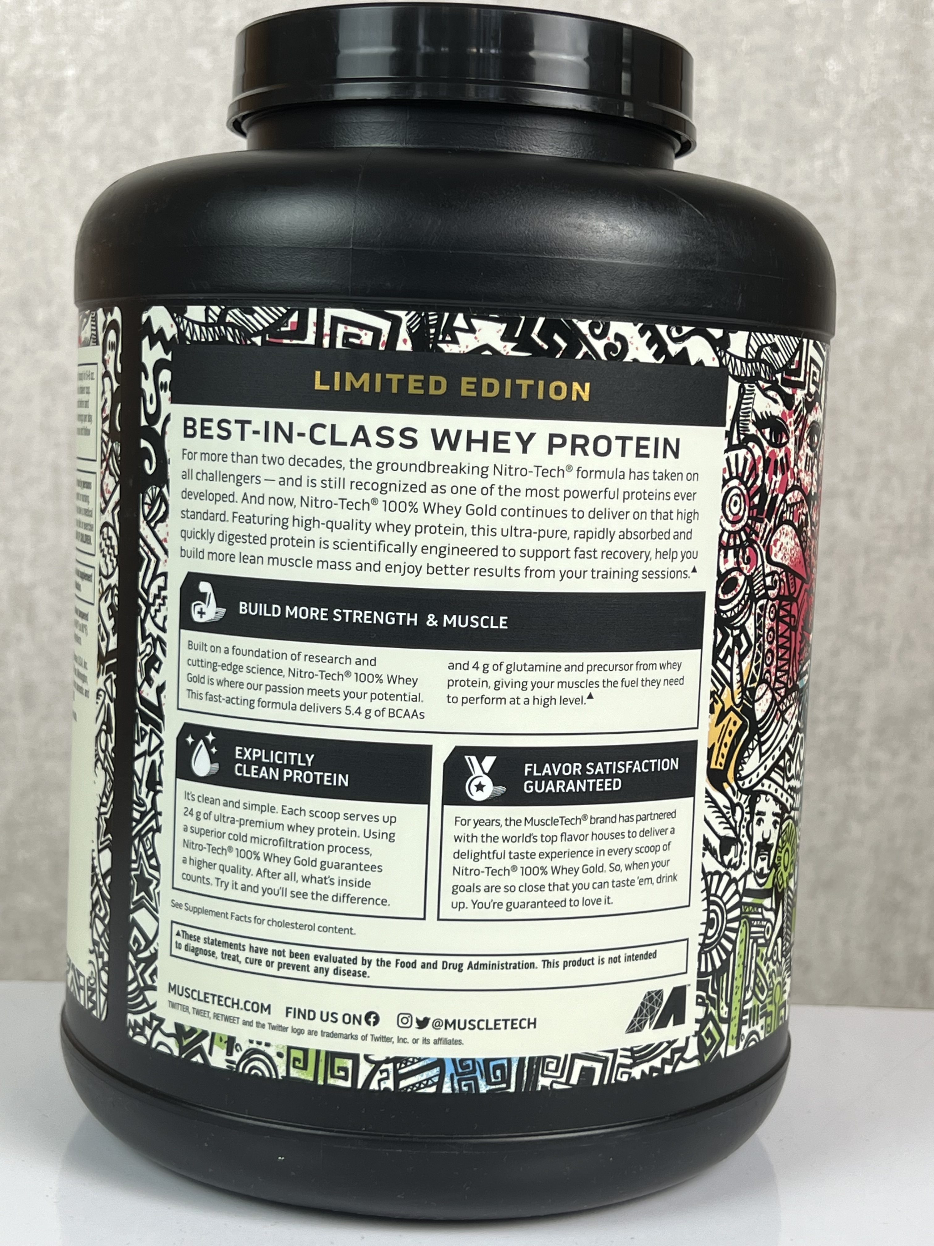 پروتپین وی گلد لیمیتد ماسلتک Protein whey Gold limited Muscletech3