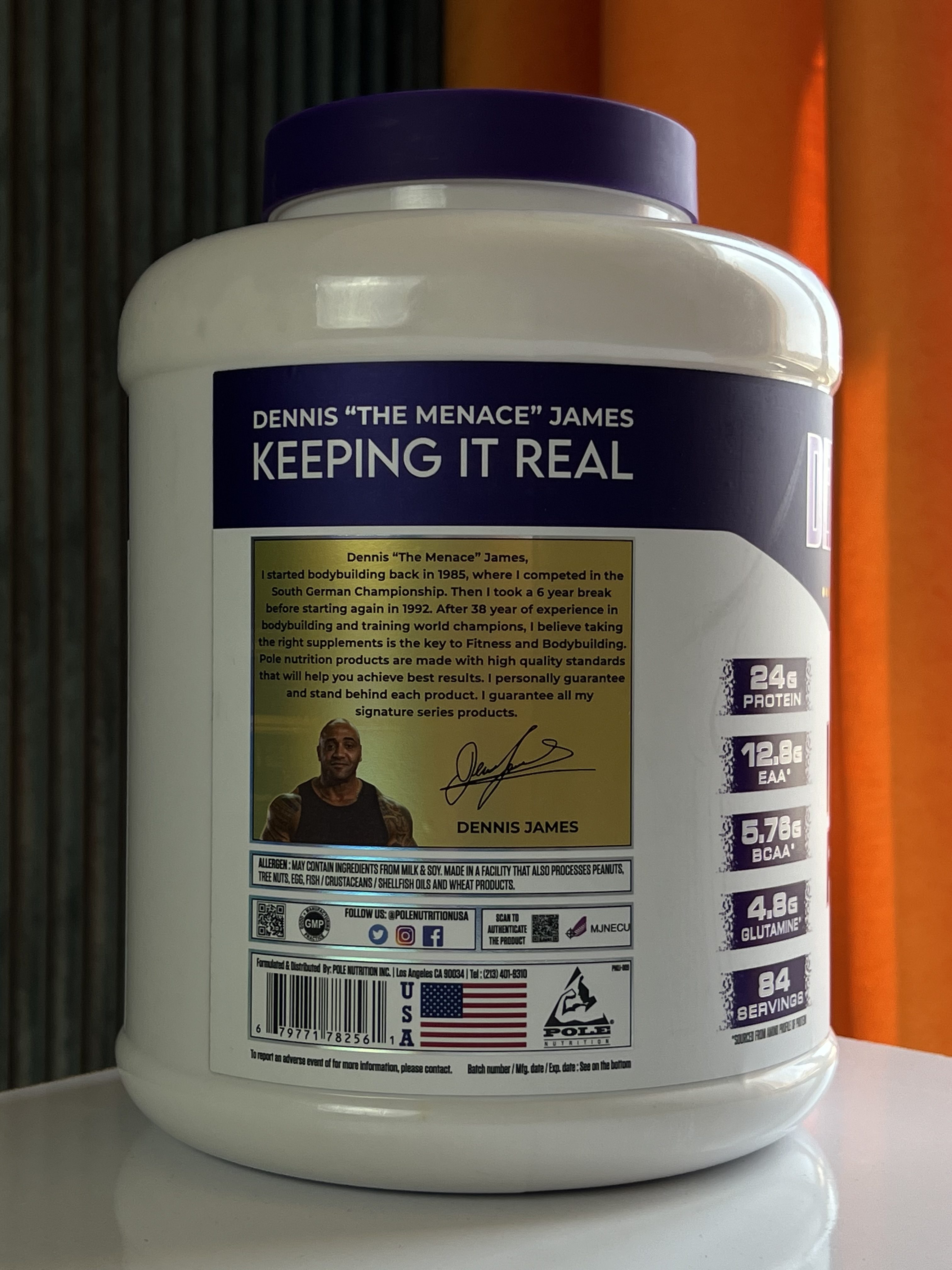 وی ایزوله دنیس جیمز Whey isolate Denis James5