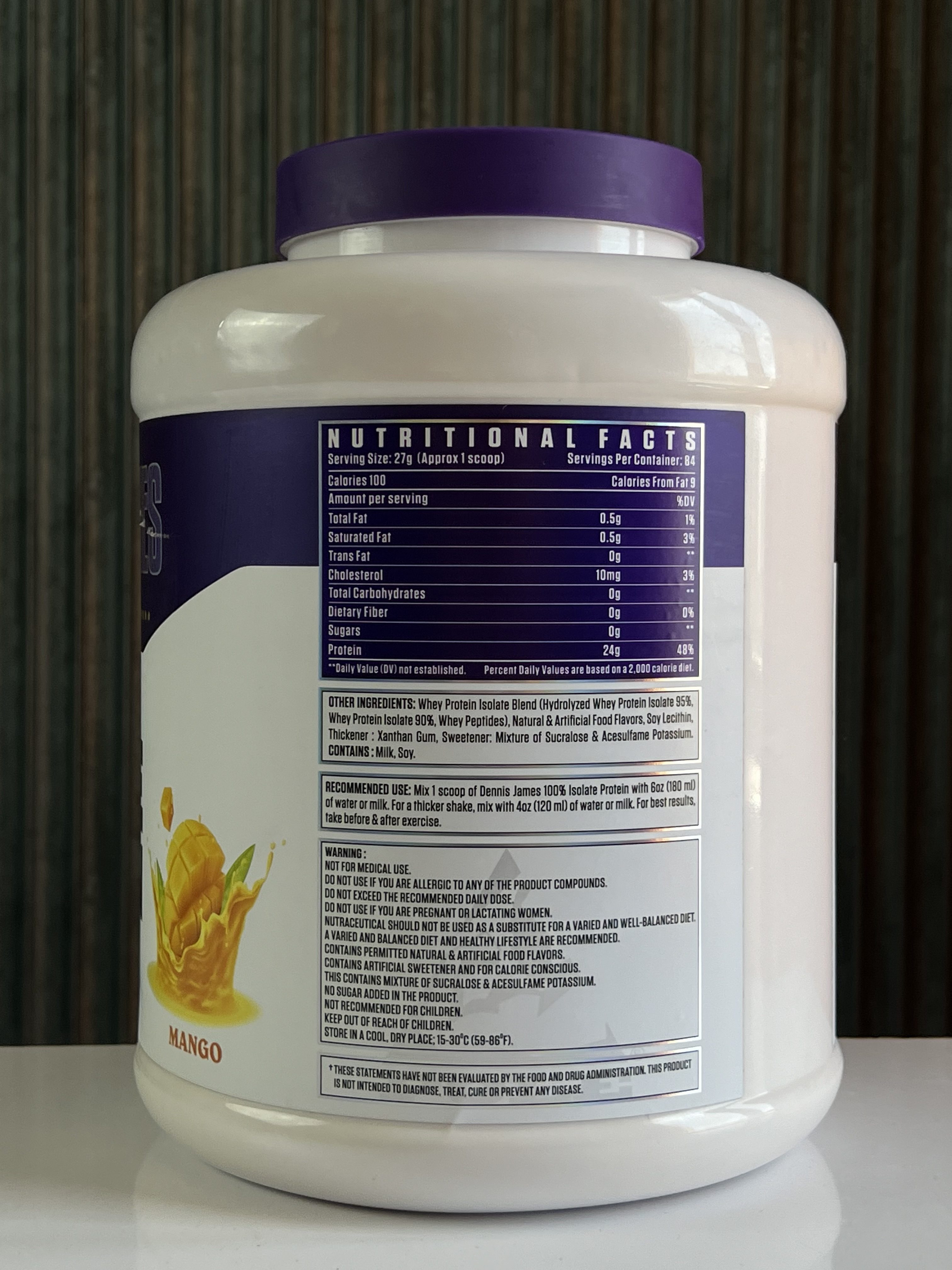 وی ایزوله دنیس جیمز Whey isolate Denis James3