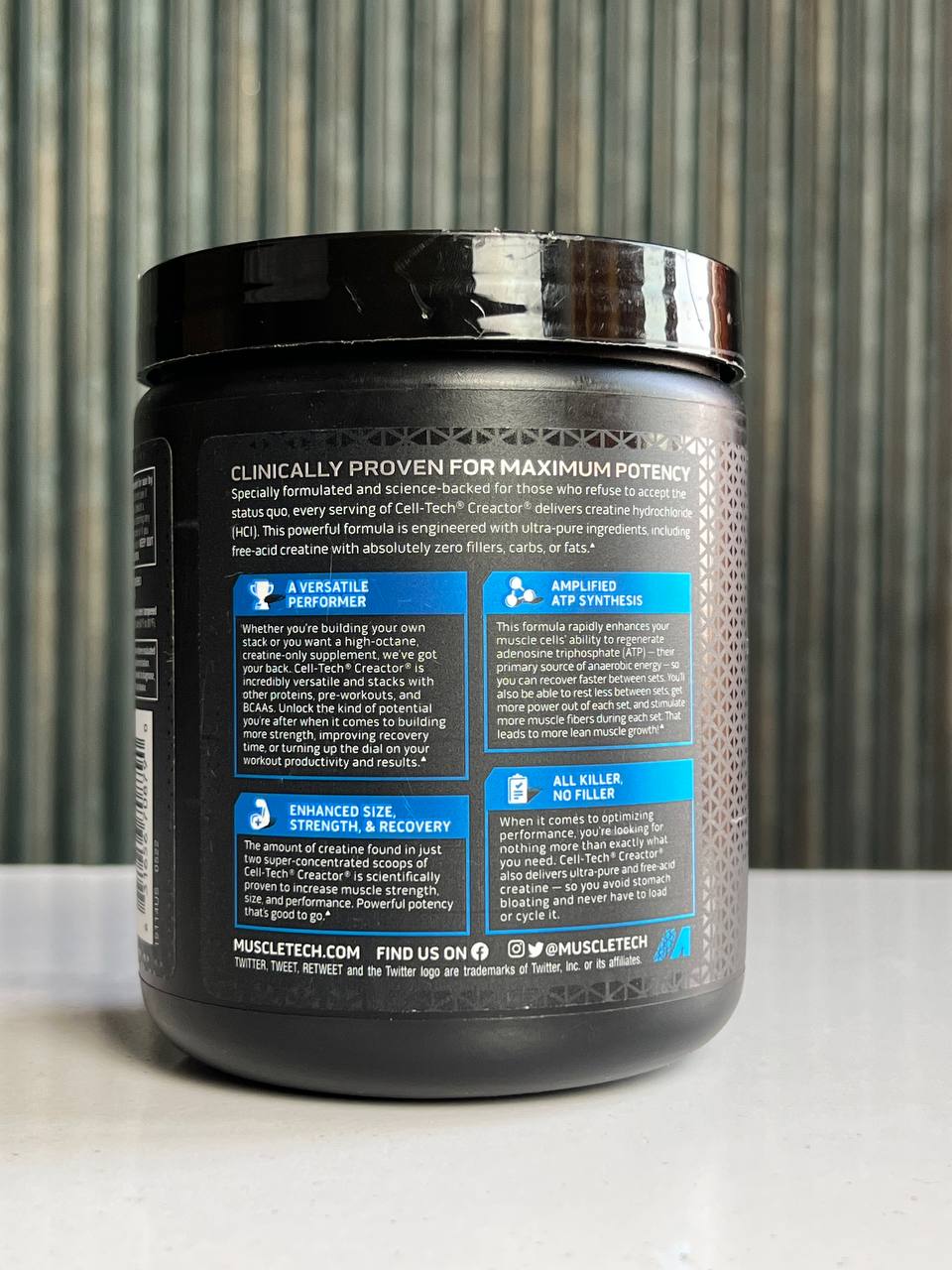 کراتین کرکتور ماسلتک 120سروینگ Creactor Muscletech1