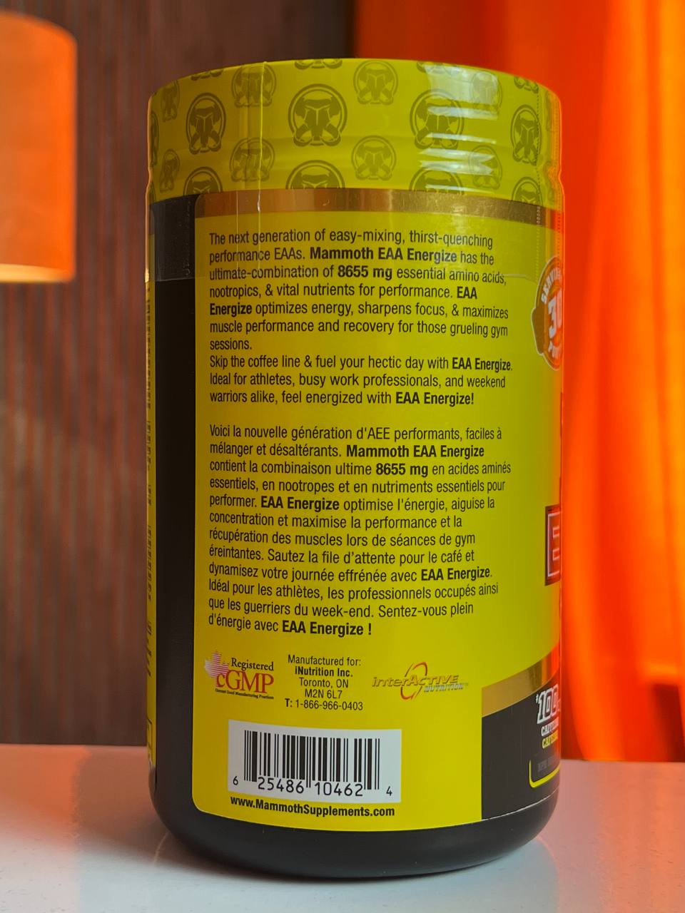 آمینو EAA انرژی ماموت EAA+Energy Mammoth2