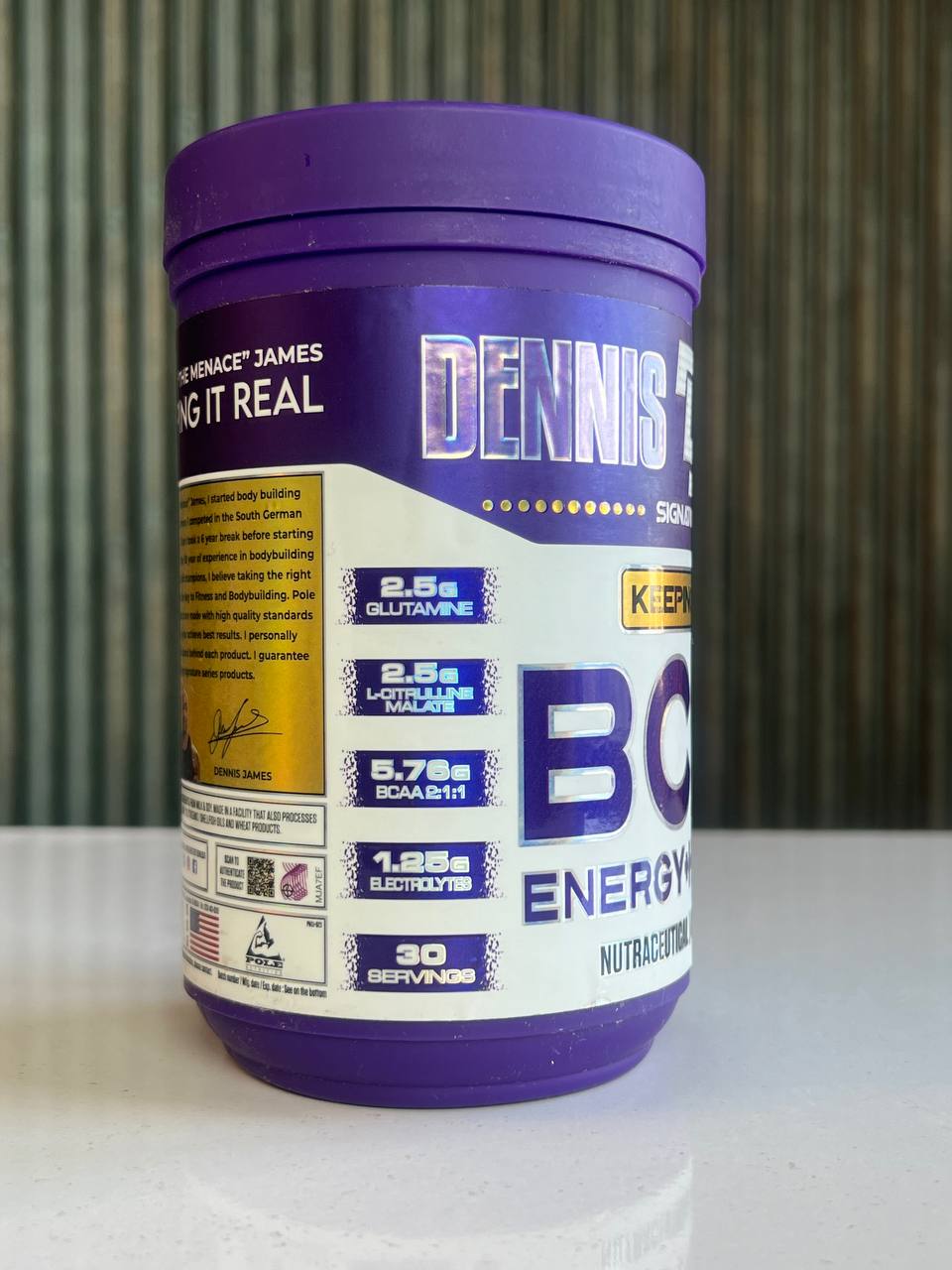 بی سی اا انرژی دنیس جیمز BCAA Denis Jams3