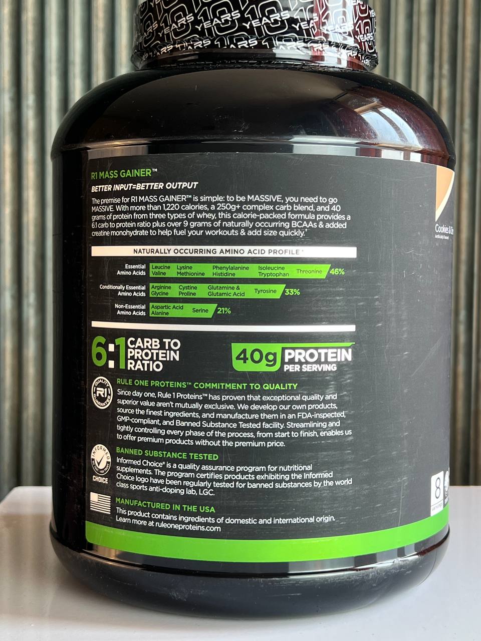 مس گینر رول وان Mass Gainer Rule One3