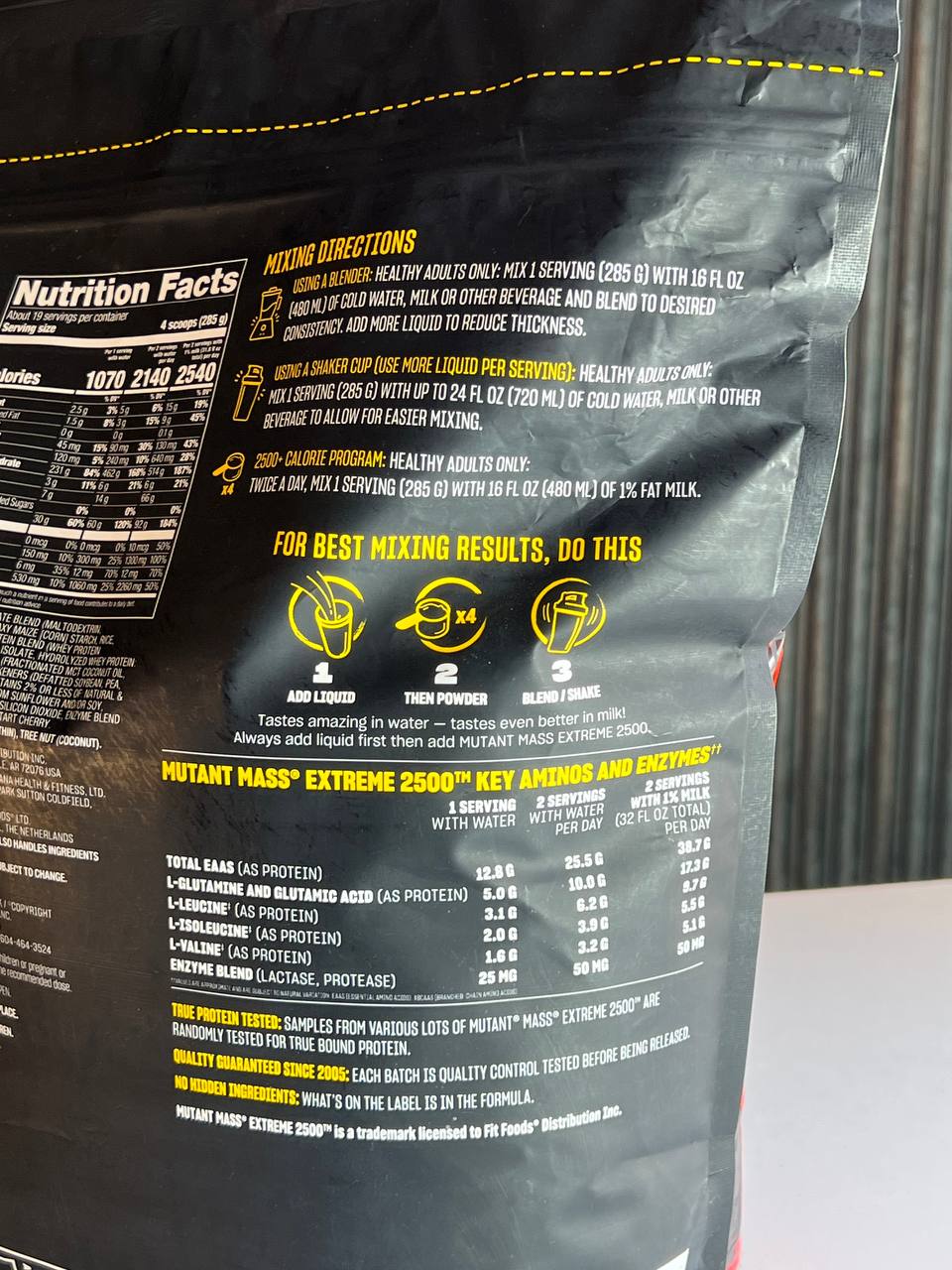 مس گینر اکستریم موتانت Mass Gainer extreme Mutant 5.5kg4