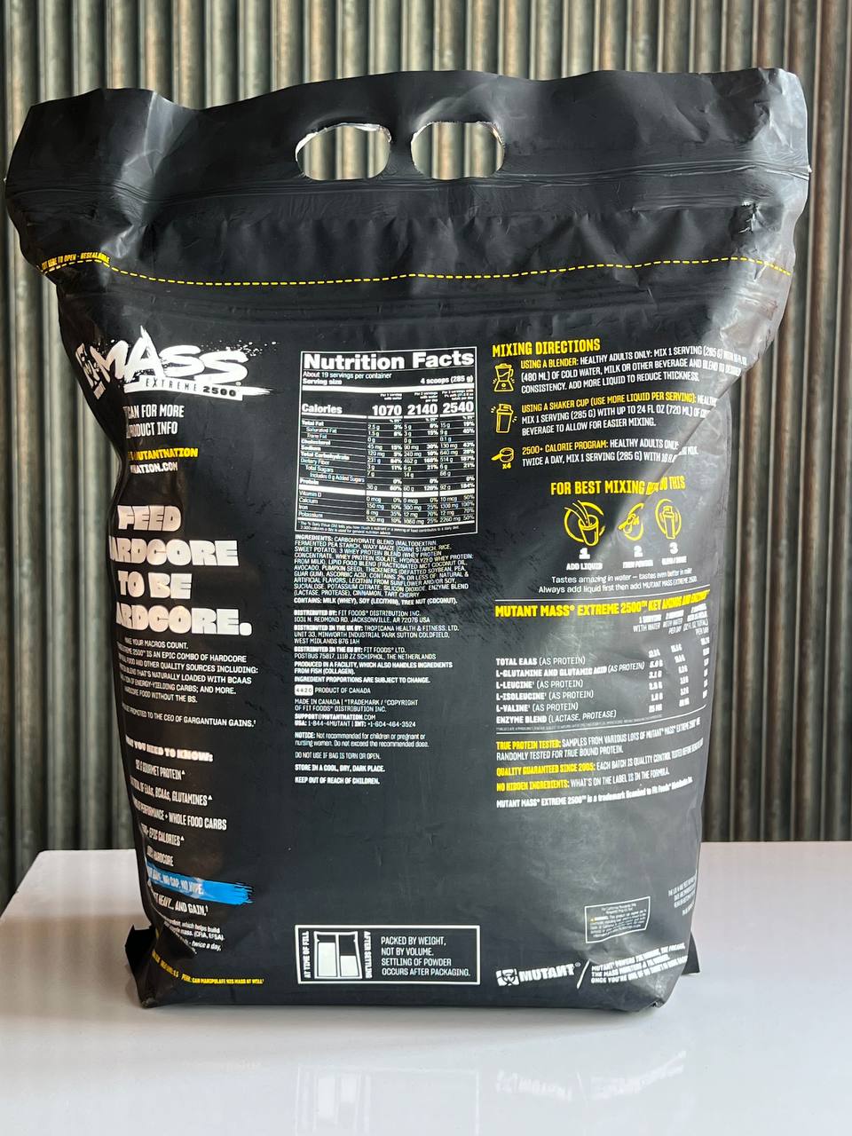 مس گینر اکستریم موتانت Mass Gainer extreme Mutant 5.5kg5