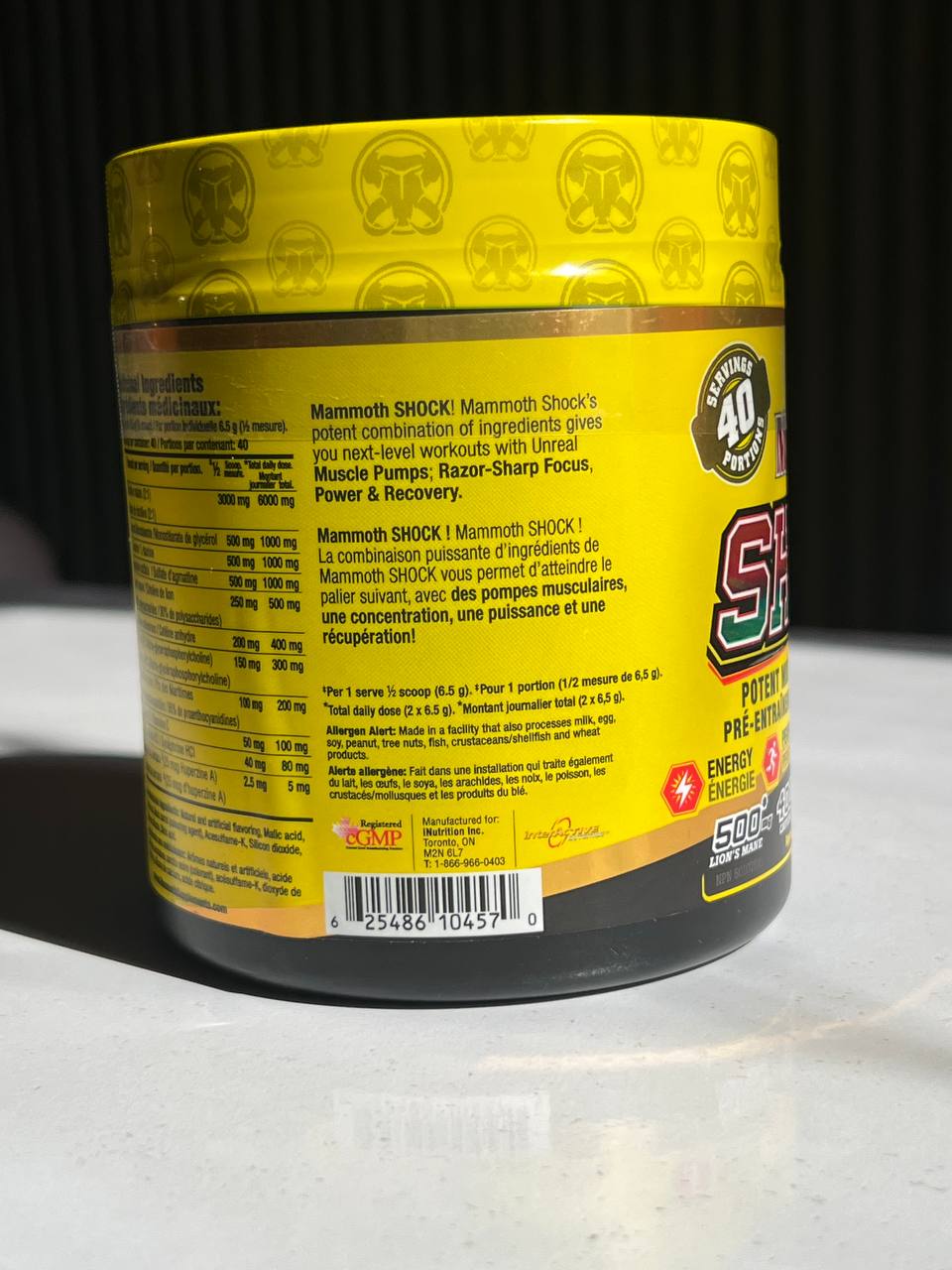 پمپ چربیسوز شاک ماموت 40سرو Shock Mammoth2