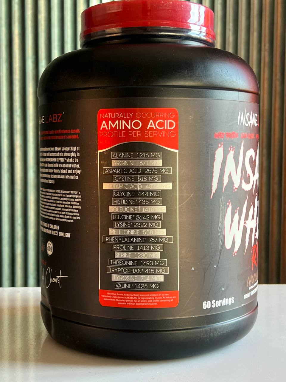 پروتئین وی ریپید اینسانلبز 2.3کیلو Whey Ripped Insanlabz3