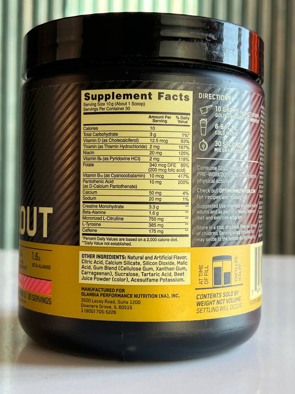 پمپ اوپتیموم Pre Workout ON5