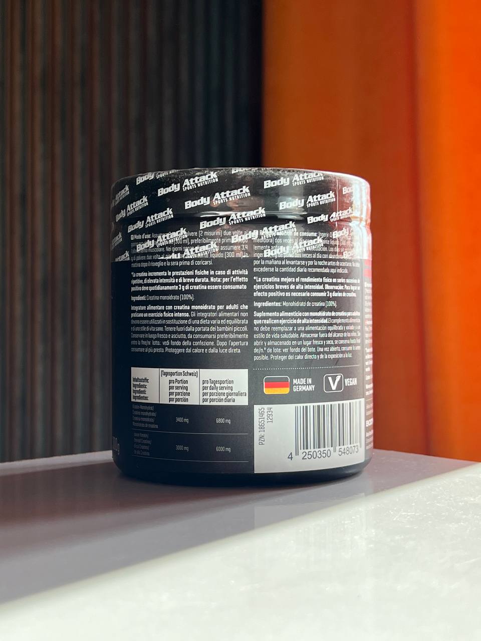 کراتین مونوهیدرات بادی اتک Creatine Body Attack2