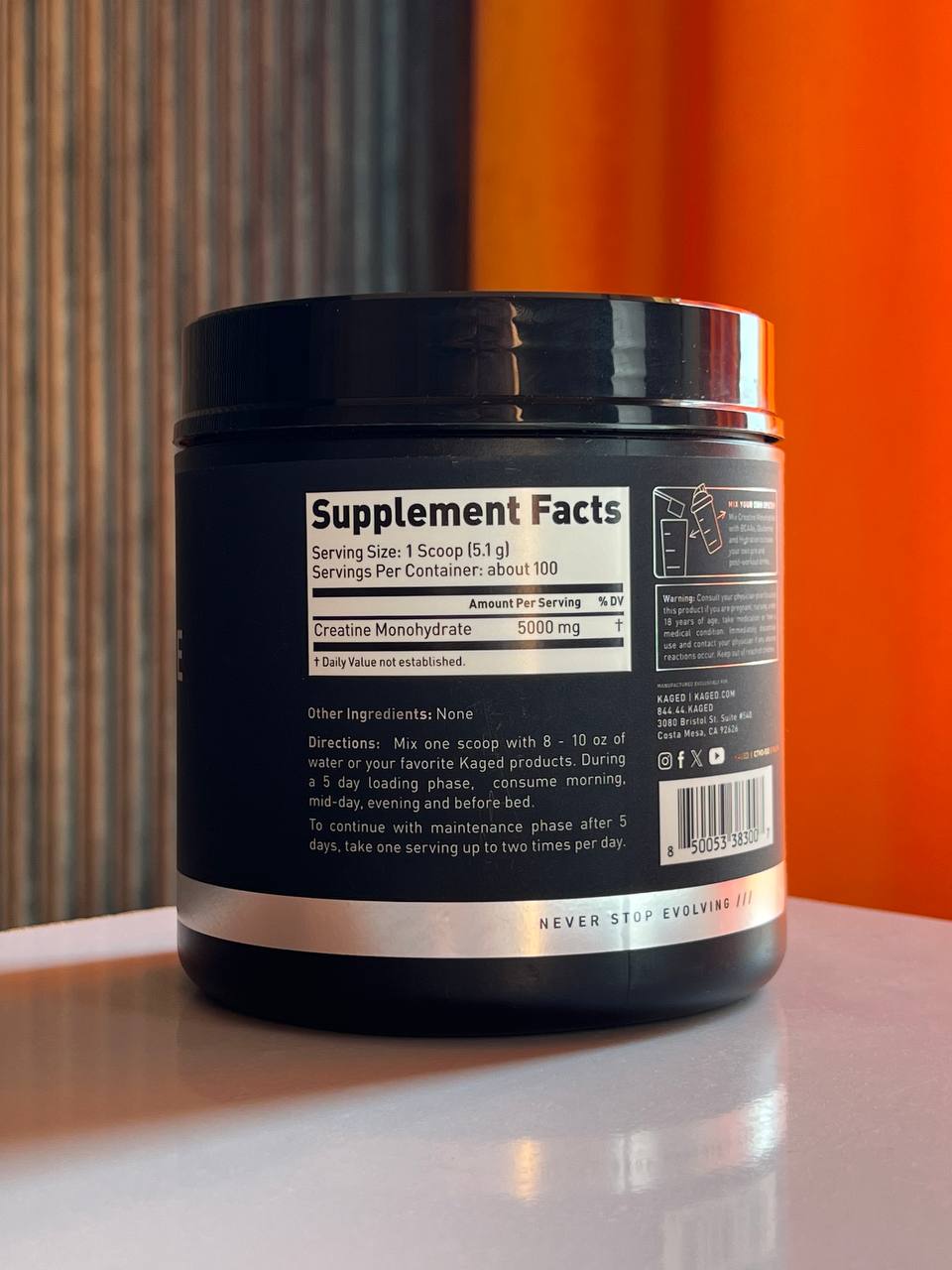 کراتین مونوهیدرات 500گرم کیجد Creatine KAGED2