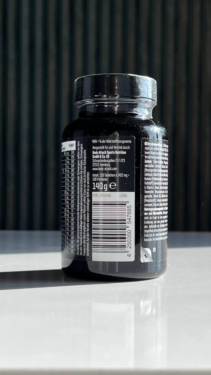 مولتی ویتامین بادی اتک Multi Vitamin BodyAttack4