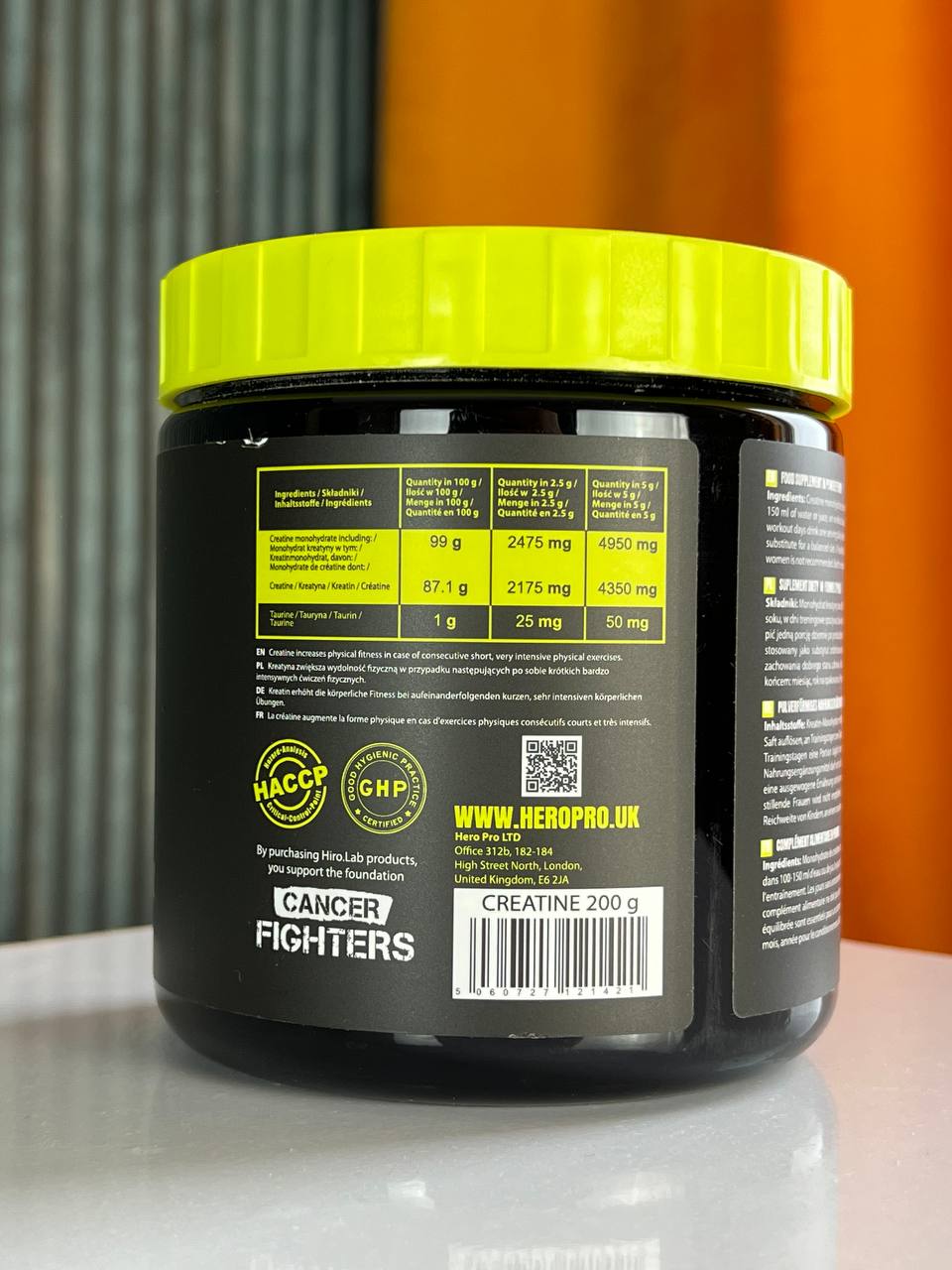 کراتین 200گرم هیرولب Creatine HiroLab4