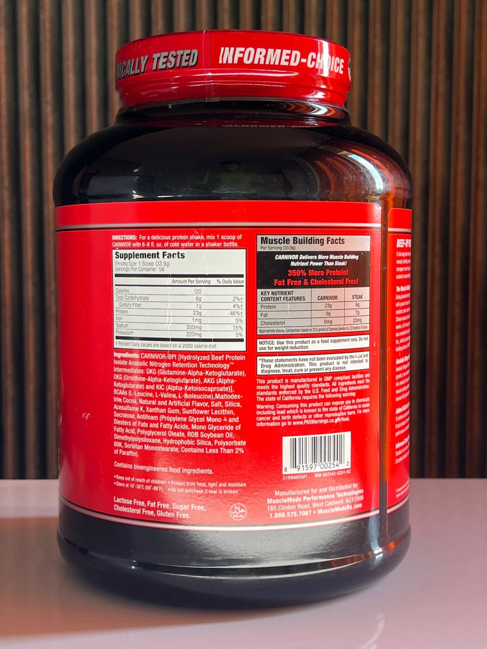 پروتئین بیف کارنیوار ماسل مدز Beef MuscleMeds3