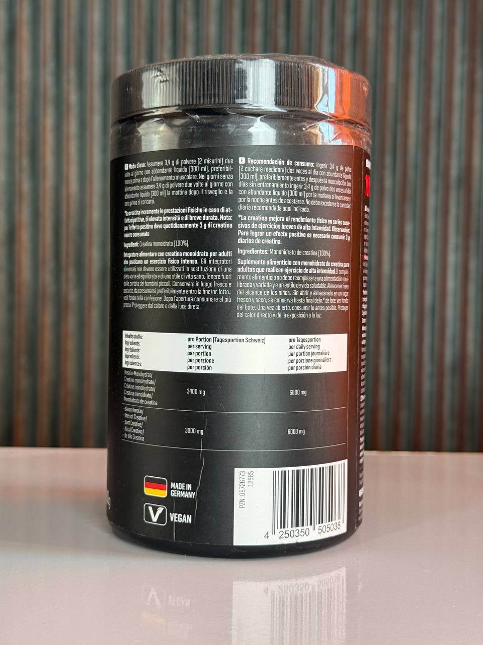 کراتین پیور بادی اتک 500گرم Creatine Body Attack2