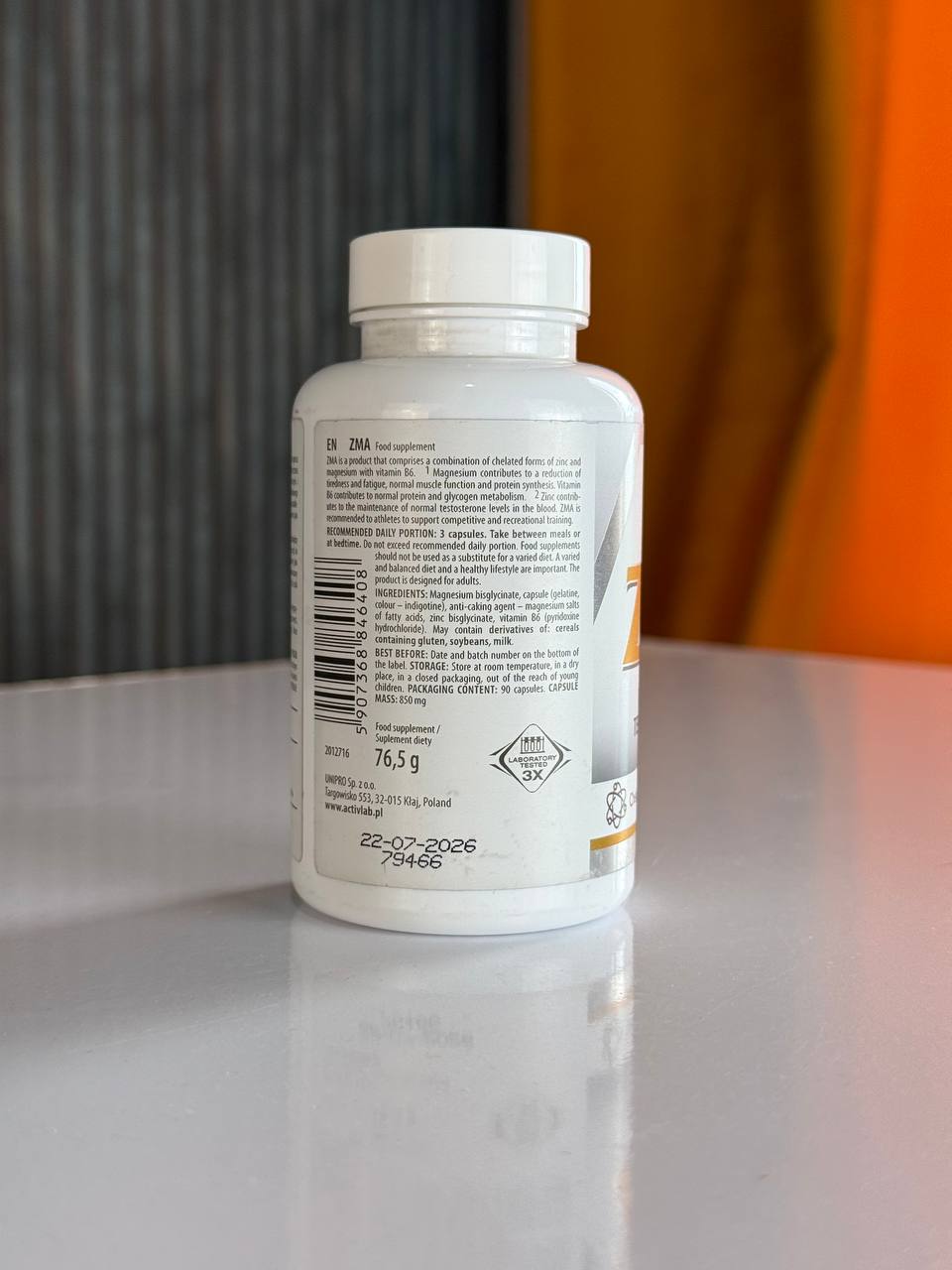 منیزیم زد ام ای اکتیولب ZMA Activelab1