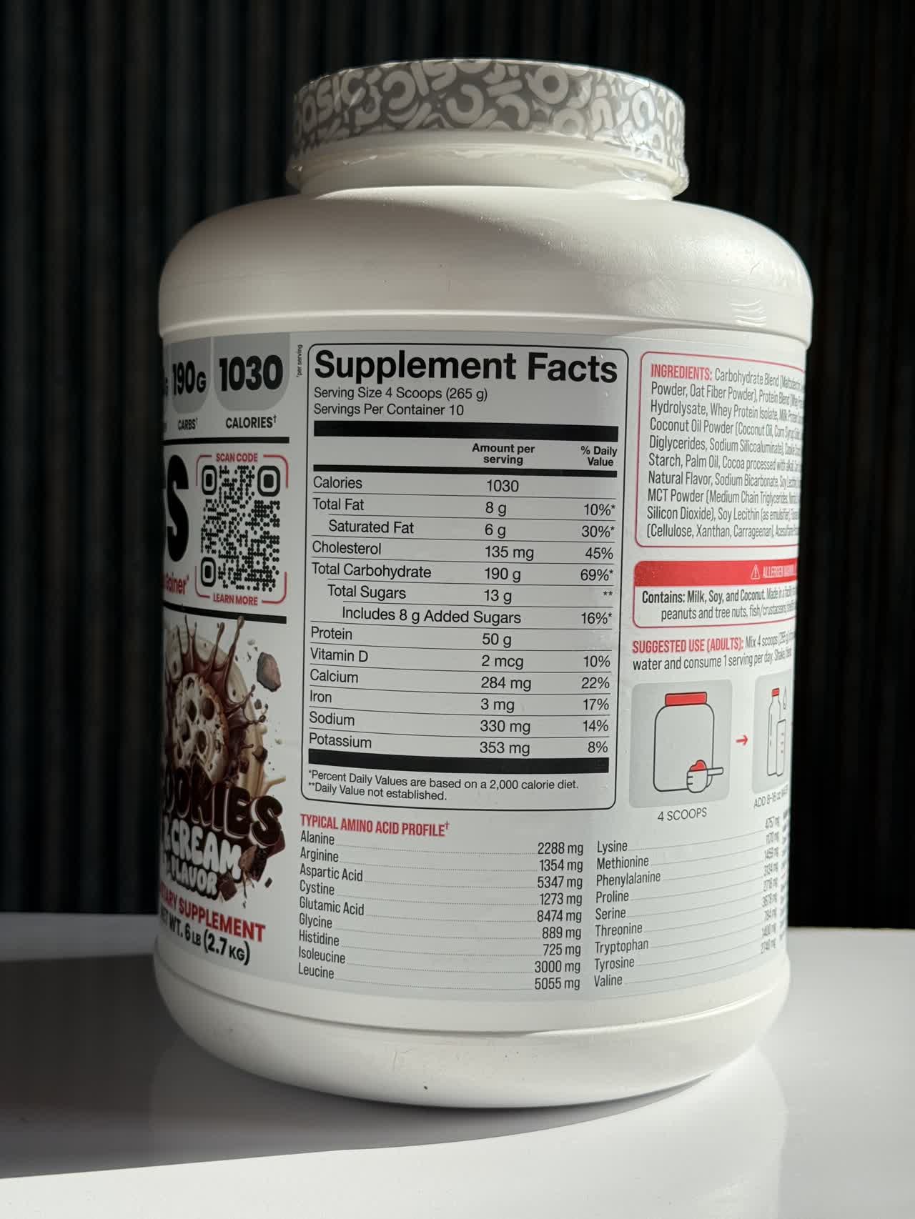 مس گینر 2.7ک بیسیک Mass Gainer BASIC1
