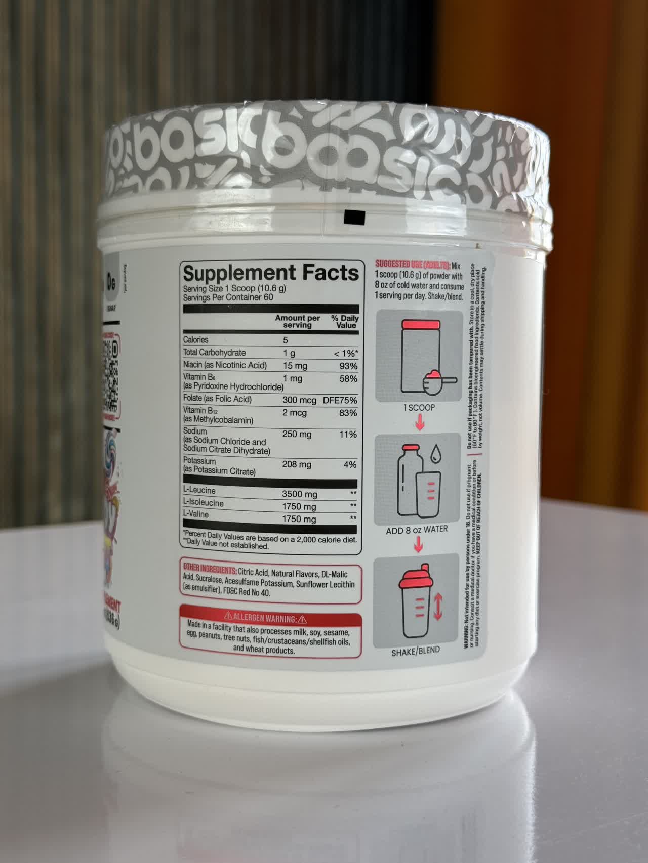 بی سی اا 60سرو بیسیک BCAA BASIC1