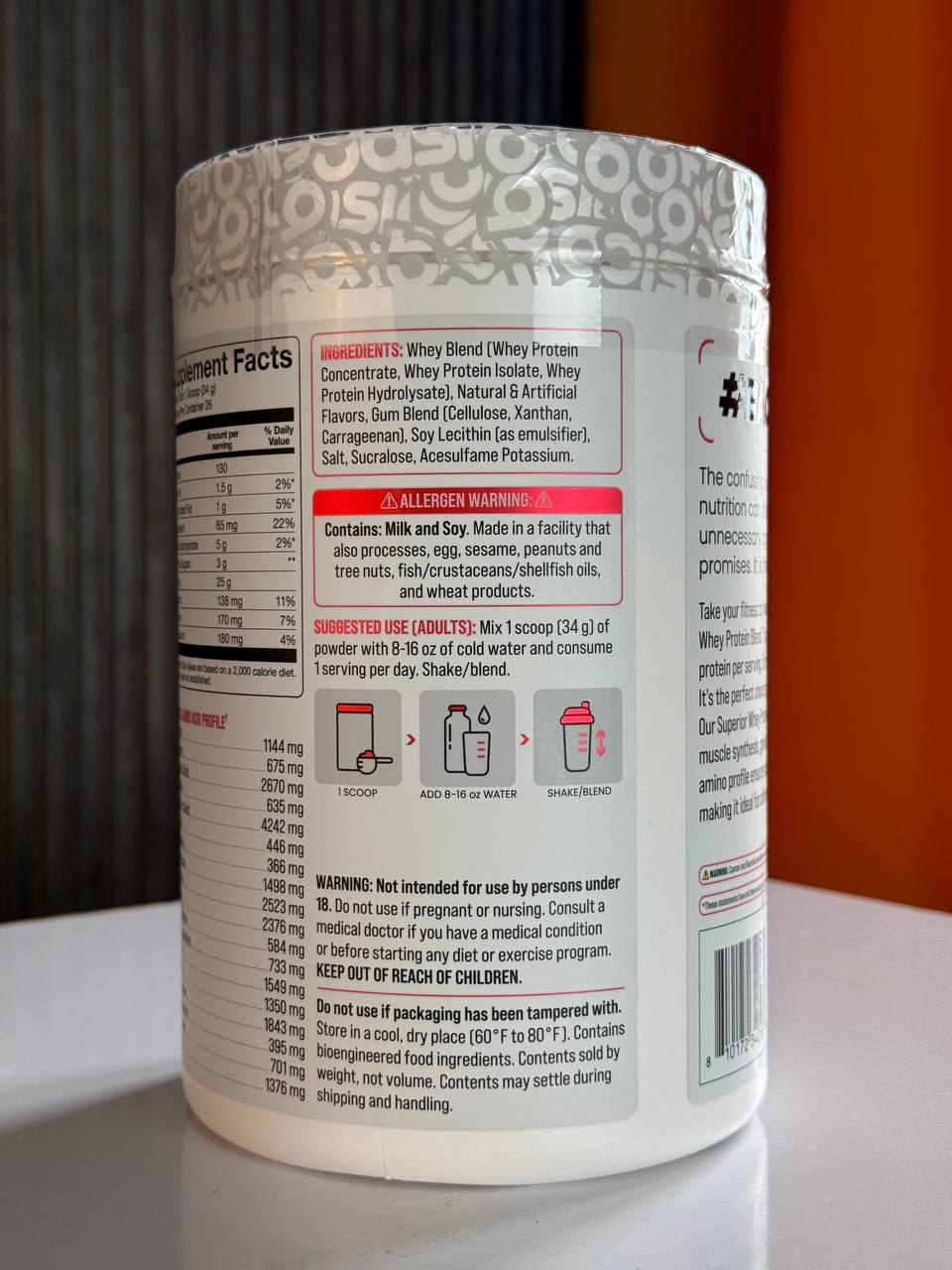 پروتئین وی یک کیلوگرم بیسیک Whey BASIC5