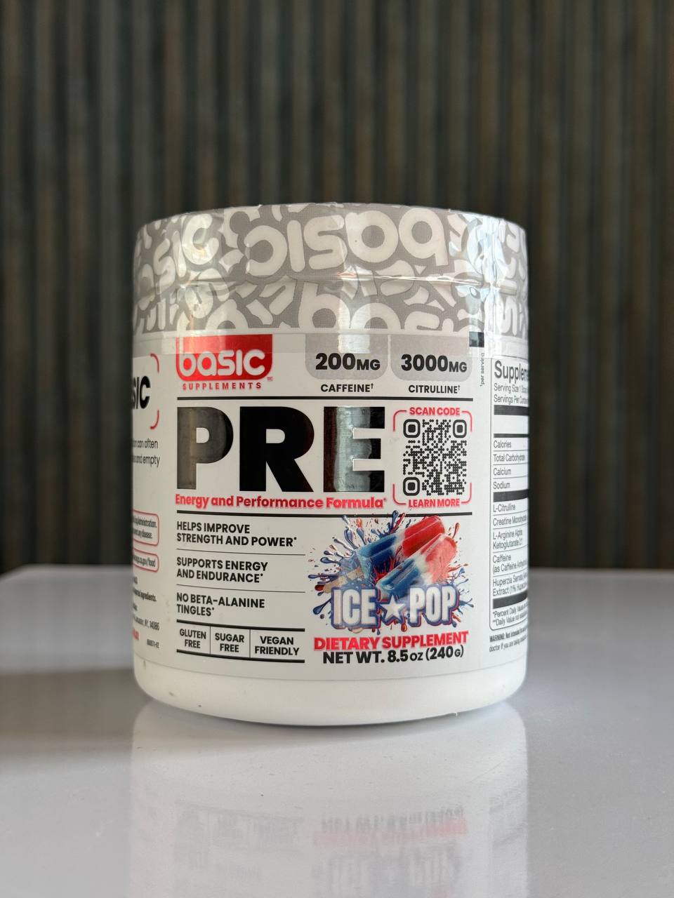پمپ بیسیک Pre Workout Basic4