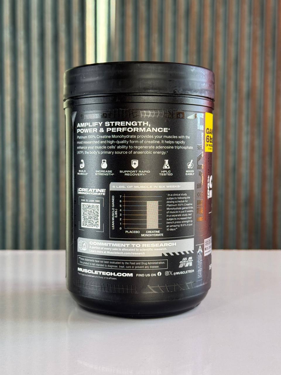 کراتین پلاتینیوم ماسلتک Creatine Platinium Muscletech1