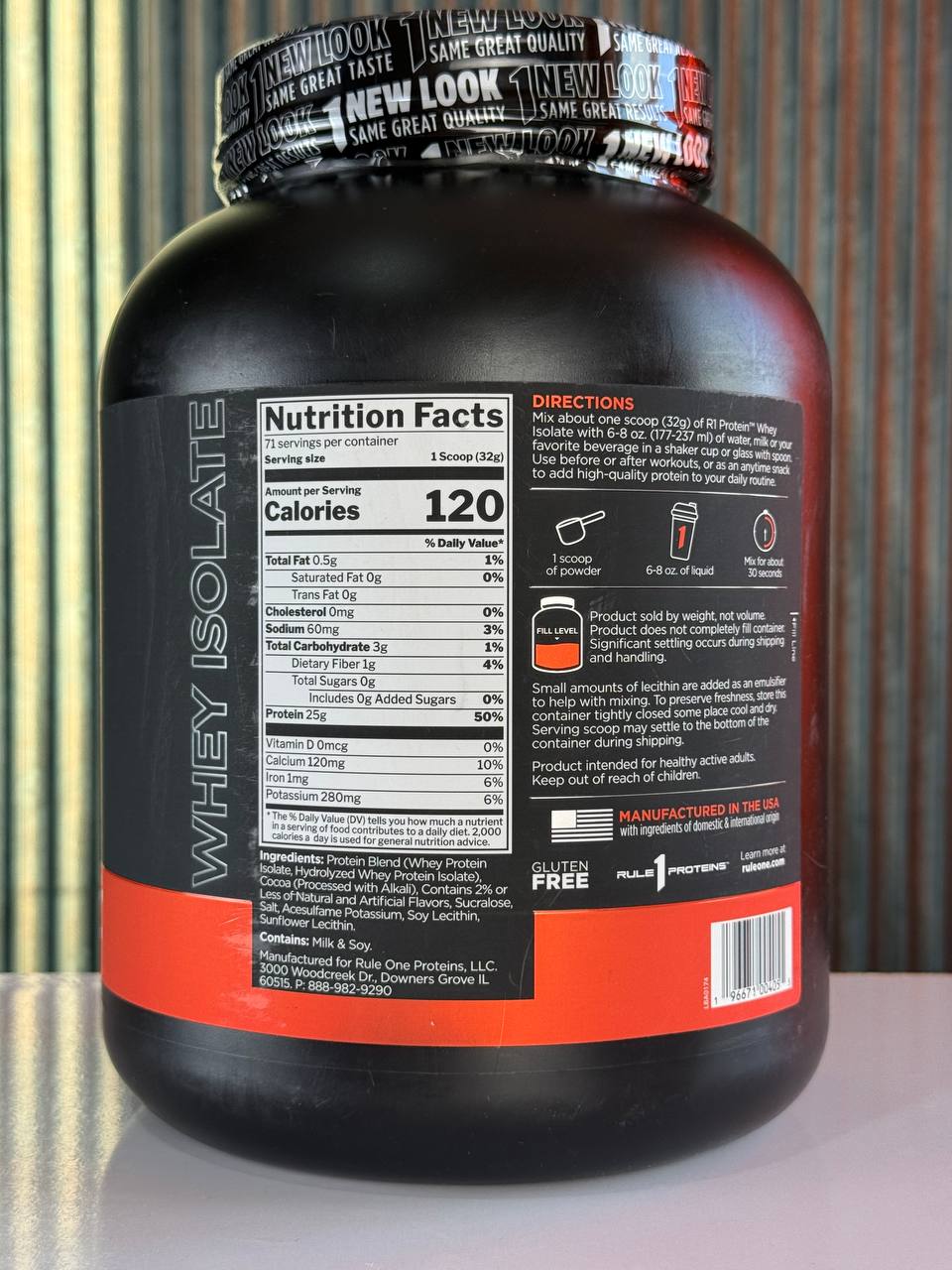 پروتئین ایزوله رول وان WHey Isolate RULE ONE2
