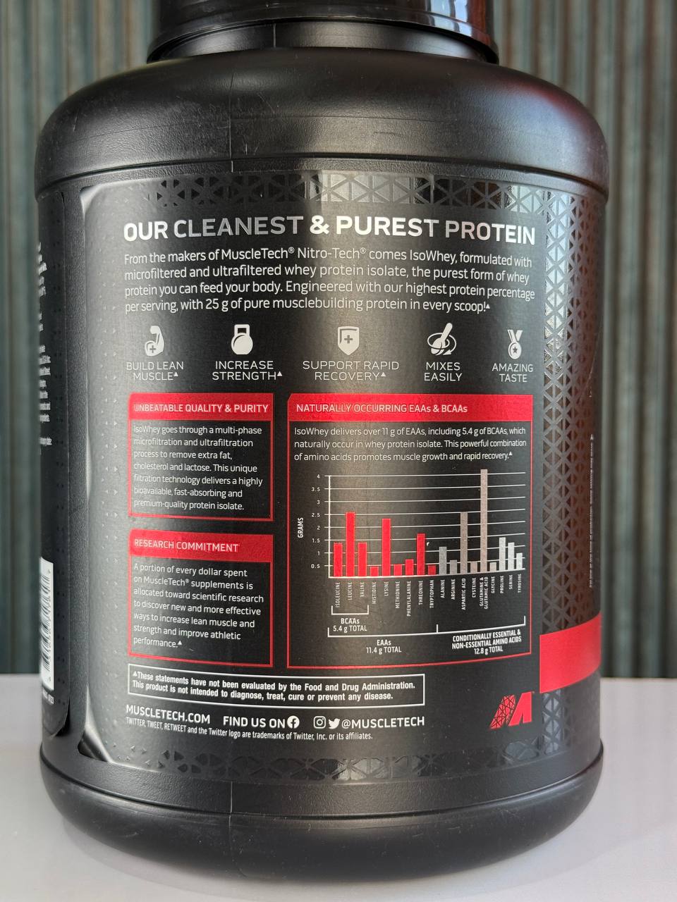 پروتئین ایزوله ماسلتک Iso Whey Muscletech1
