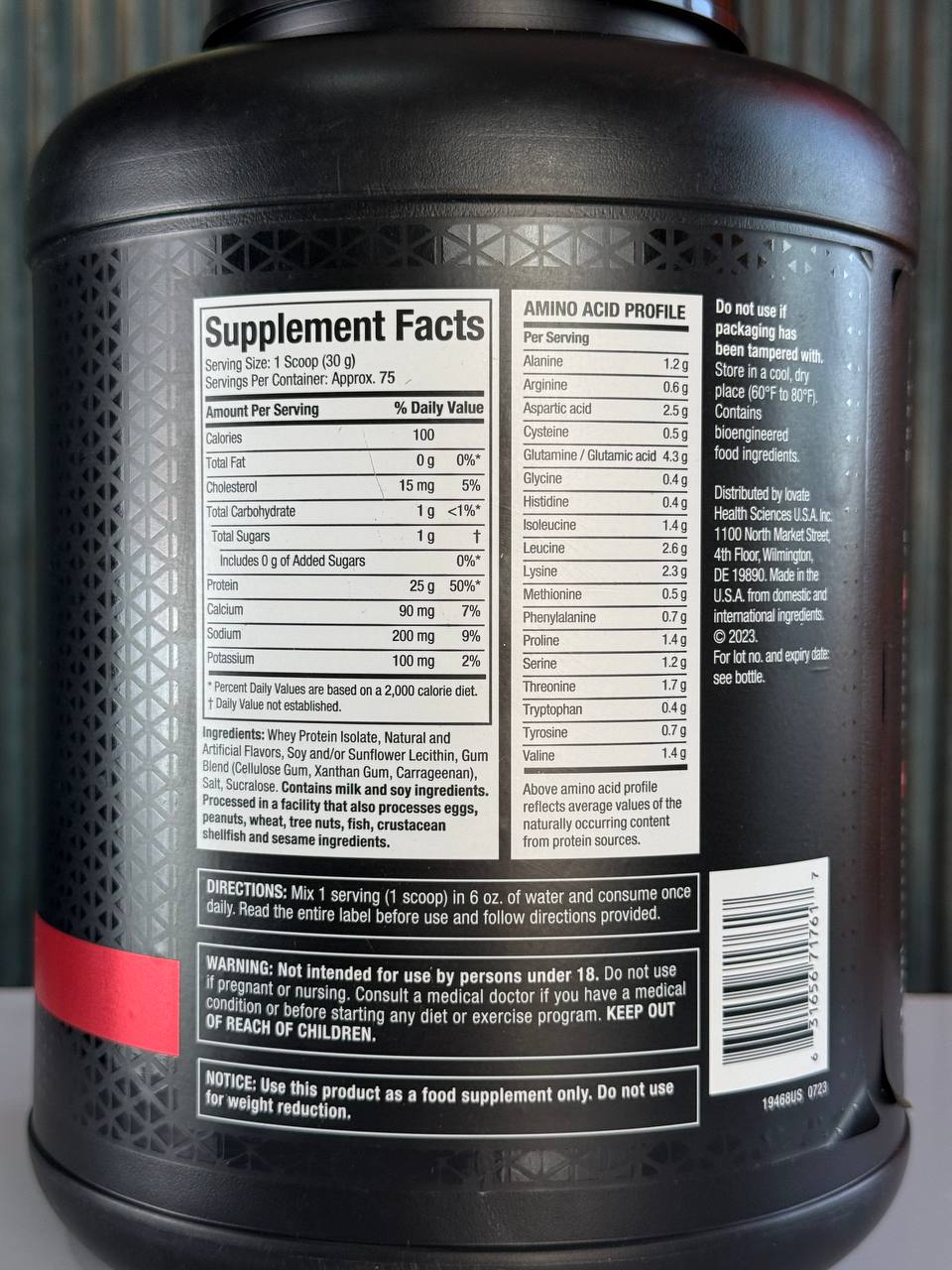 پروتئین ایزوله ماسلتک Iso Whey Muscletech3