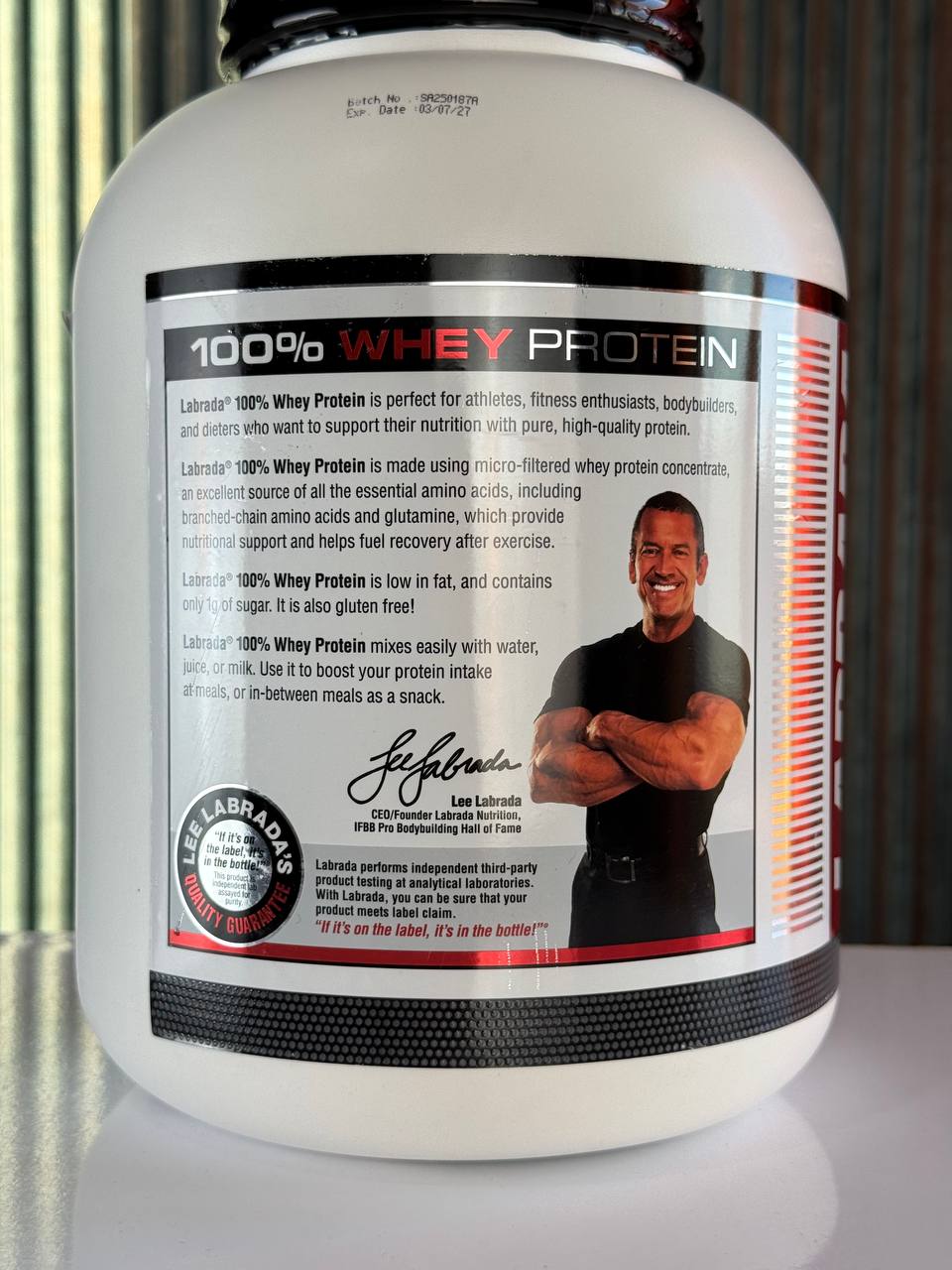 پروتئین وی لابرادا Whey LABRADA4