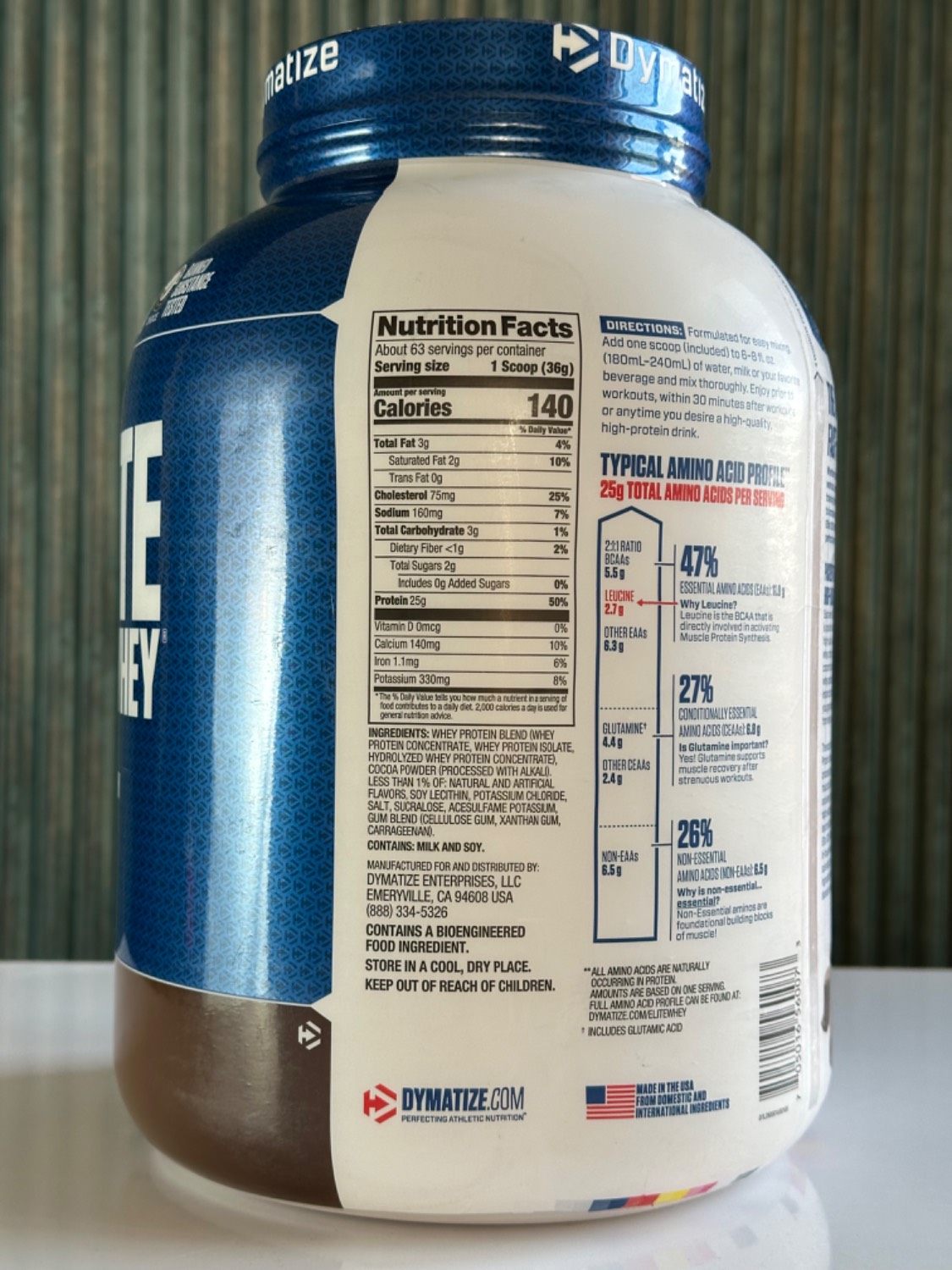 پروتئین وی الیت دایماتیز Whey Elite Dymatize1