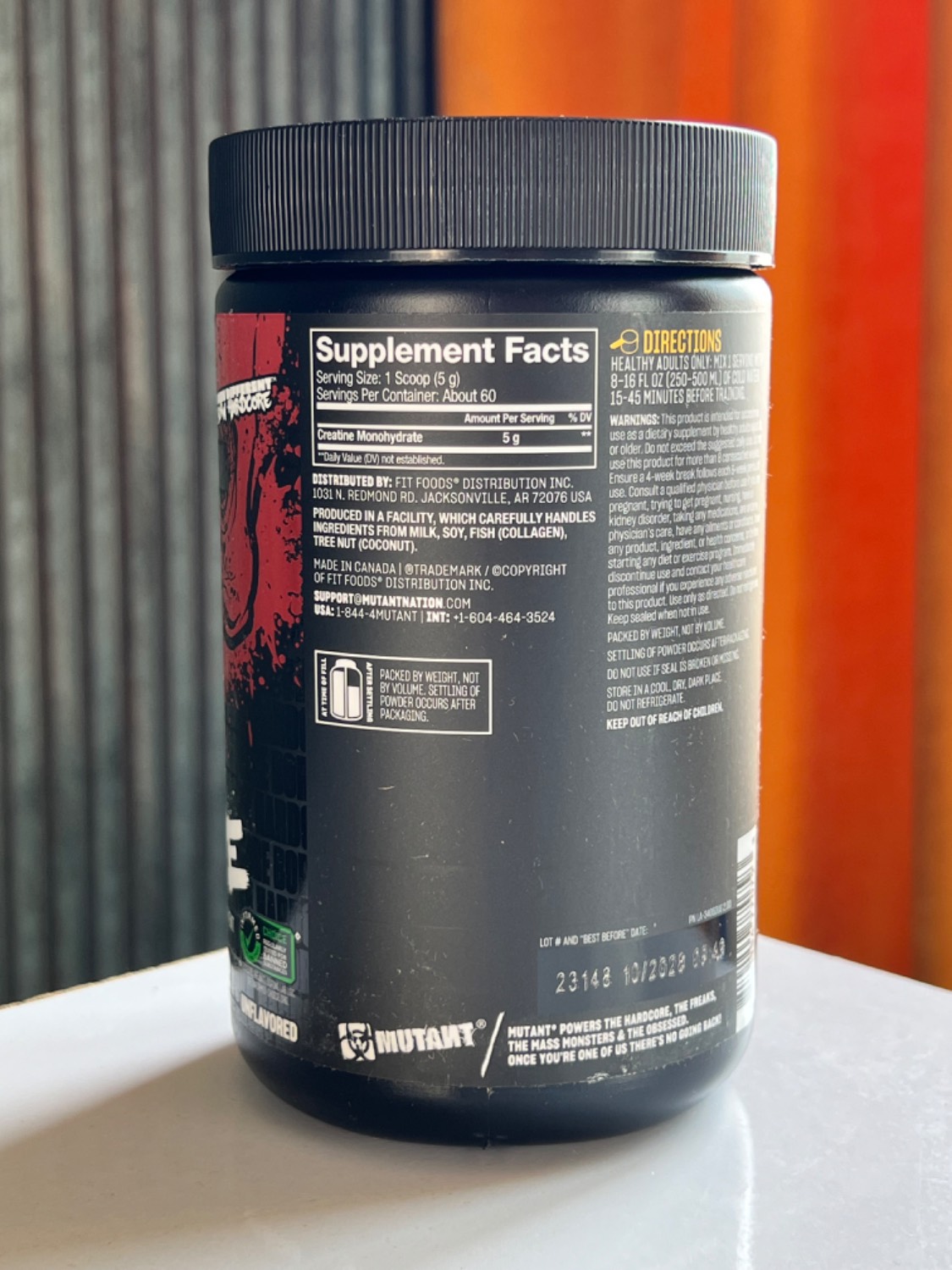 کراتین مونوهیدرات موتانت 300گرم Creatine Mutant2