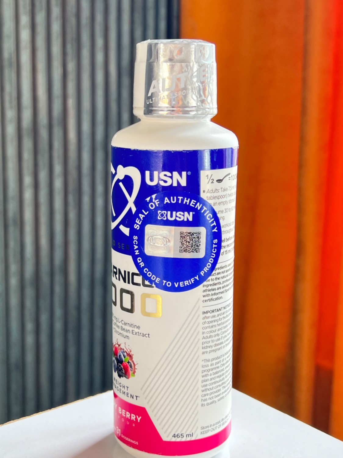 الکارنیتین مایع 8000 یو اس ان L- Carnitine USN3