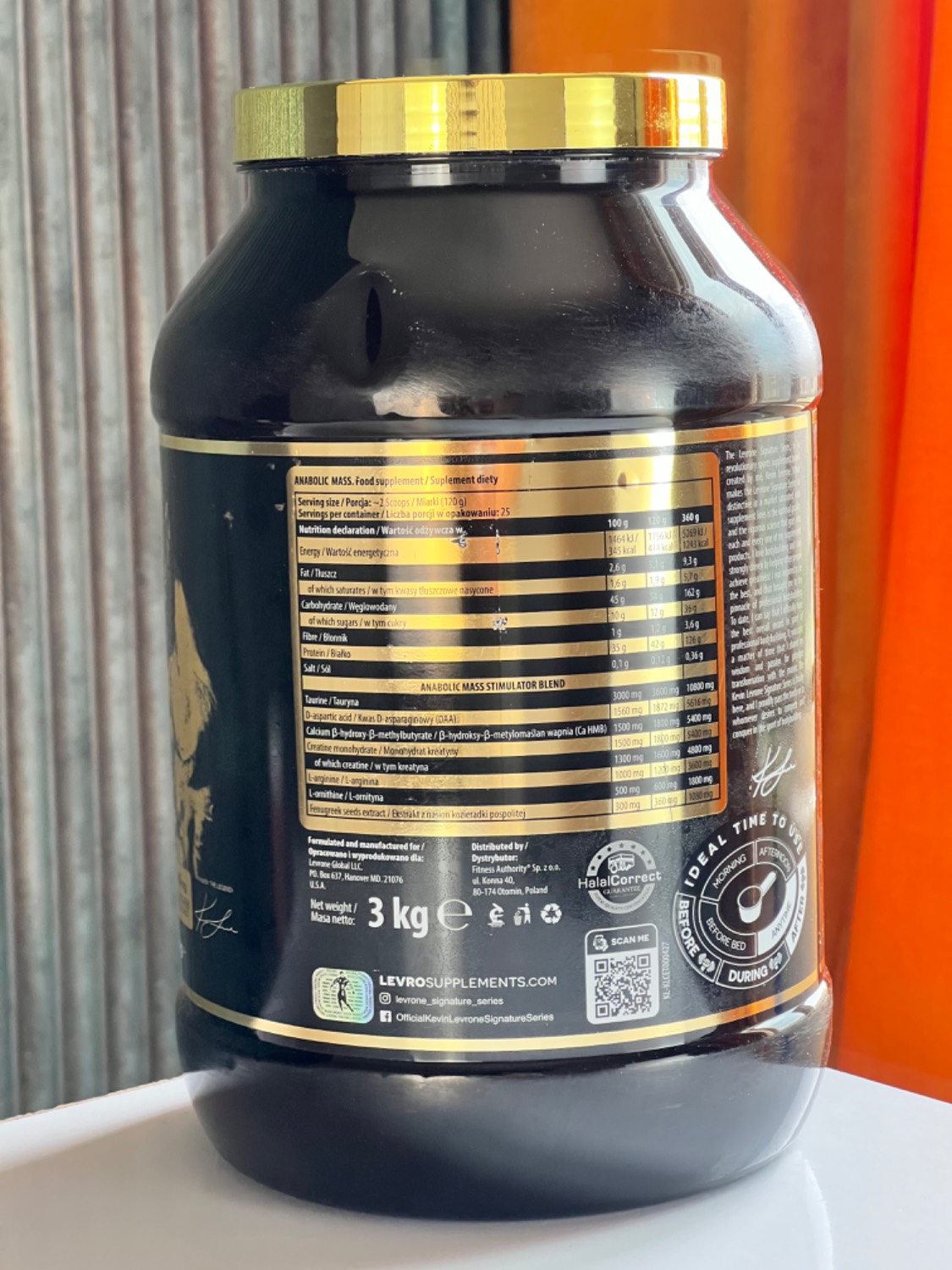 مس گینر آنابولیک کوین لورون Anabolic Mass KEVIN LEVRONE2