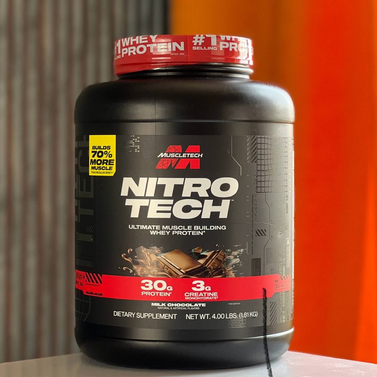 پروتئین وی نیتروتک ماسلتک Protein Whey Nitrotech Mucletech