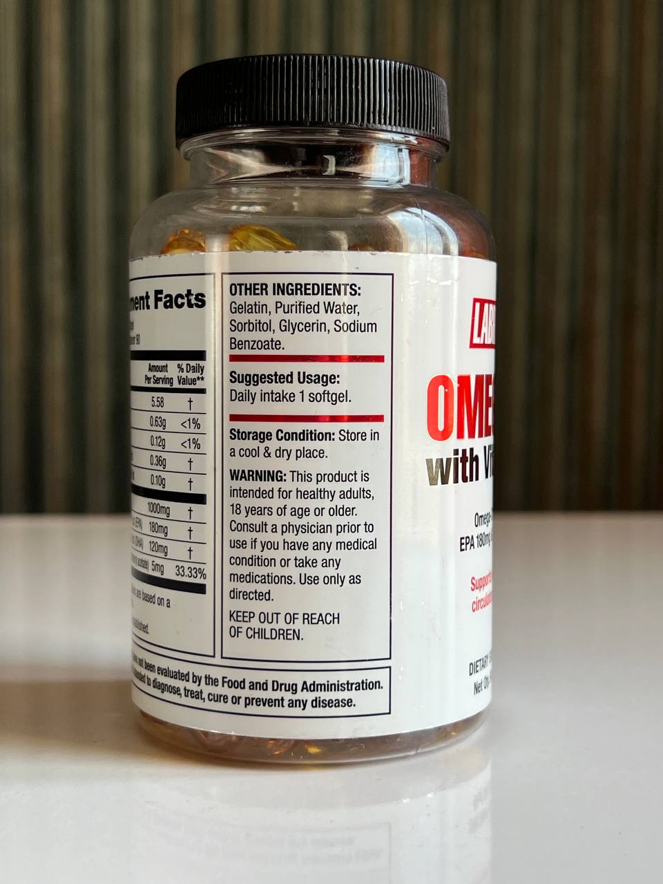 امگا3 لابر ادا Omega3 Labrada1