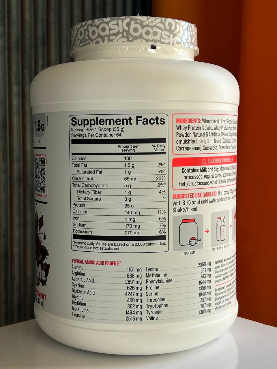 وی بیسیک 2.3ک Whey 100% BASIC4