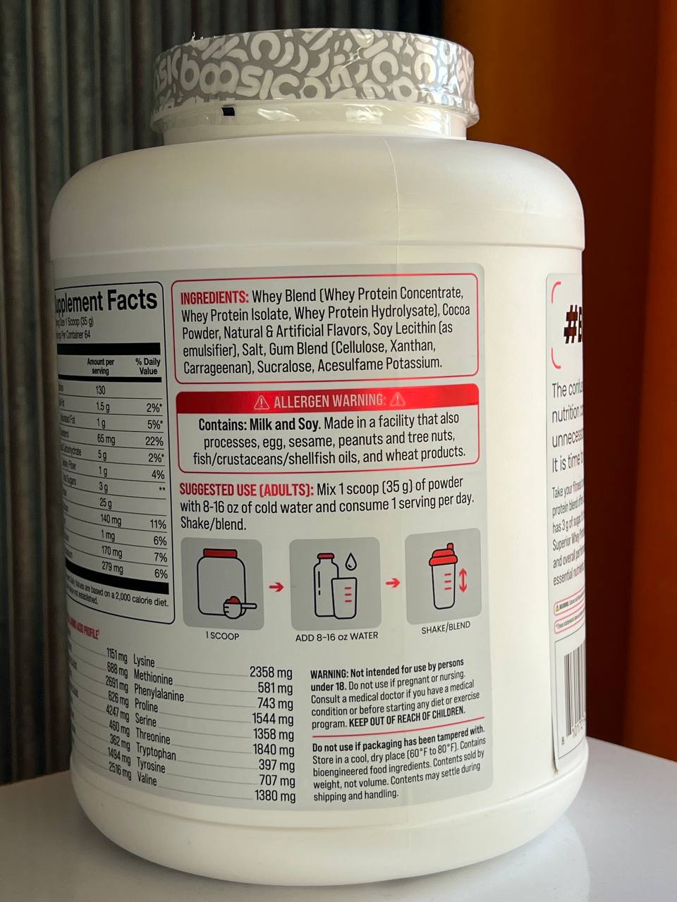 وی بیسیک 2.3ک Whey 100% BASIC2